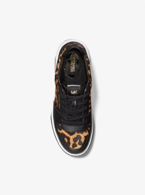 Michael kors leopard tennis shoes sale