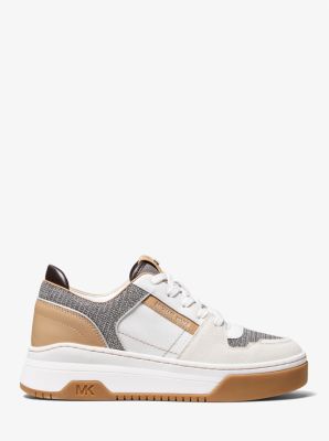 Lexi Canvas and Glitter Chain Mesh Sneaker | Michael Kors [US]