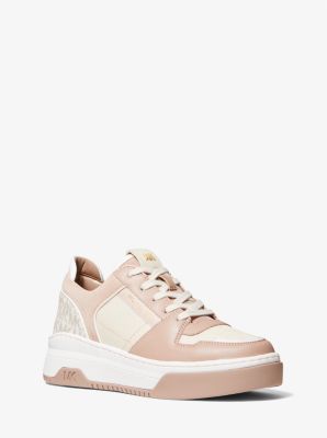 Lexi Mixed-Media Sneaker | Michael Kors Canada