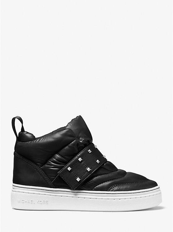 Stirling Embellished Quilted Recycled Polyester High-Top Sneaker image number 1