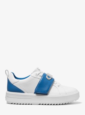 Sneaker Emmett bicolore in pelle con logo e decori