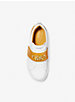 Emmett Two-Tone Logo Embellished Leather Sneaker image number 3