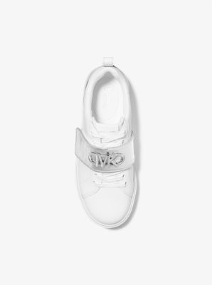 Michael Michael Kors Emmett Strap Lace-up Sneaker In Optic White