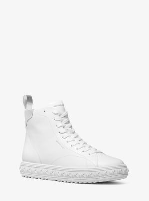 Grove Leather High-Top Sneaker | Michael Kors