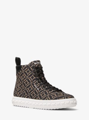 designer leather trainers