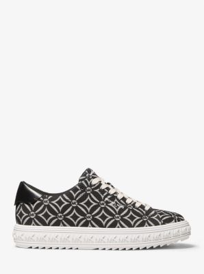 Grove Logo Jacquard Sneaker | Michael Kors