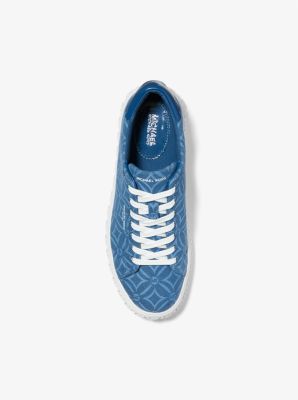 Espadrille Grove en jacquard &agrave; logo in BLEU H&Eacute;RITAGE MULTICOLORE | Michael Kors