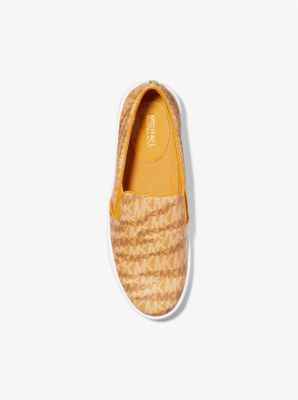 Keaton Animal Logo Print Leather Slip-On Sneaker Michael Kors [US]