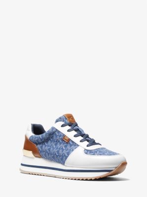 Michael kors best sale blue trainers