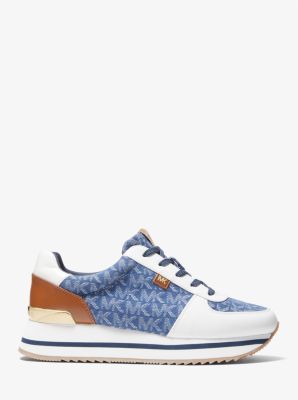 MICHAEL Michael Kors, Shoes, Micheal Kors Denim Trainer Sneakers