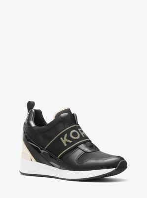 Maven Mixed-Media Slip-On Trainer | Michael Kors