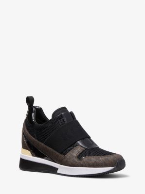 Maven Mixed-Media Slip-On Trainer | Michael Kors