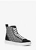 Edie Crystal Logo Knit High-Top Sneaker image number 0