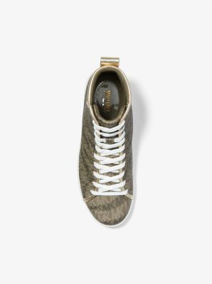 Edie Animal Print Logo High-Top Sneaker image number 2