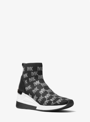 Michael kors stretch knit sock clearance sneaker