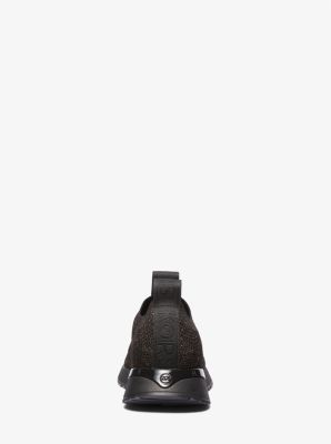 Bodie Logo Tape Metallic Stretch Knit Slip-On Trainer image number 2
