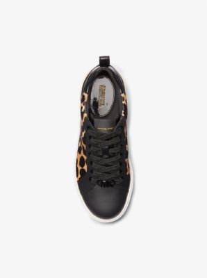 Emmett Animal Print Calf Hair and Leather Sneaker image number 3