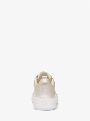 Sneaker Emmett aus Leder in Metallic-Optik image number 2