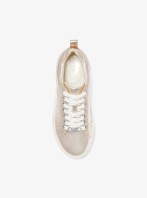Sneaker Emmett aus Leder in Metallic-Optik image number 3