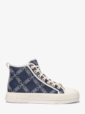 Evy Empire Logo Jacquard High-Top Sneaker image number 1