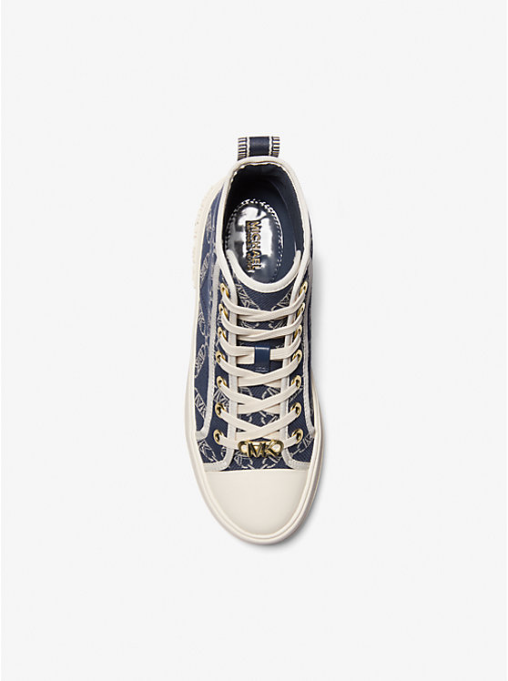 Evy Empire Logo Jacquard High-Top Sneaker image number 2