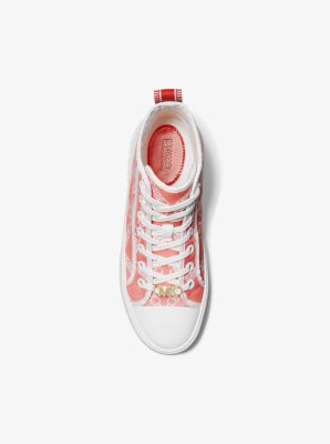 Evy Empire Logo Jacquard High-Top Sneaker