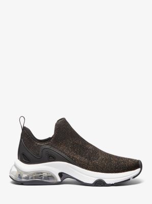 Slip-on-Sneaker Kit Extreme aus Stretch-Strick in Metallic-Optik image number 1