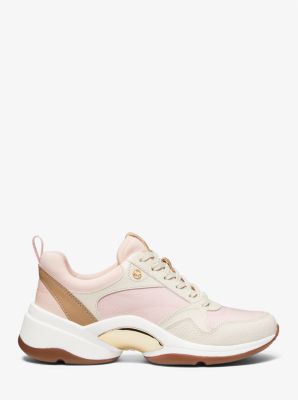 Orion Canvas and Leather Trainer image number 1