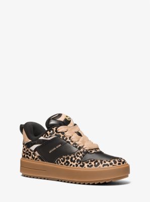 Michael kors cheetah print on sale sneakers