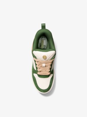 Rumi Color-Block Leather Platform Sneaker | Michael Kors Canada