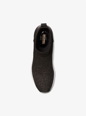 Sneaker Skyler aus Stretch-Strick mit Metallic-Effekt in Sockenoptik image number 3