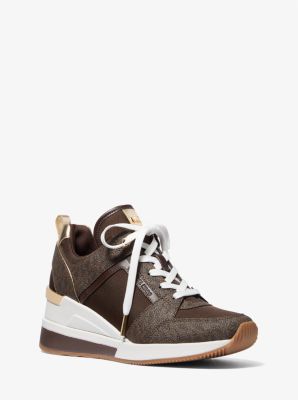 Michael kors trainers womens brown deals