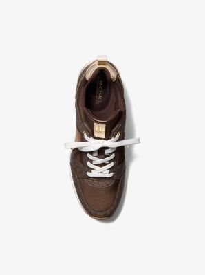 Sneaker Georgie aus Signature-Logostoff image number 0