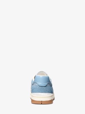 Pia Quilted Suede Trainer