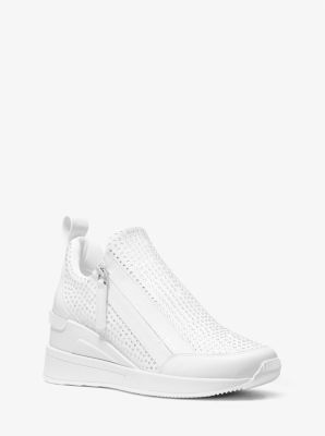 Willis Crystal Embellished Stretch Knit Trainer image number 0