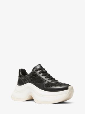 Sneaker Arla aus Leder in Metallic-Optik image number 0