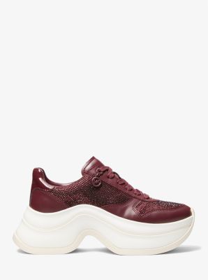 Sneaker Arla aus Leder in Metallic-Optik image number 1