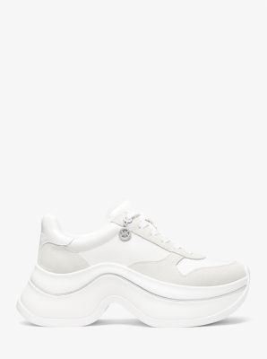 Sneaker Arla aus Leder und Wildleder image number 1