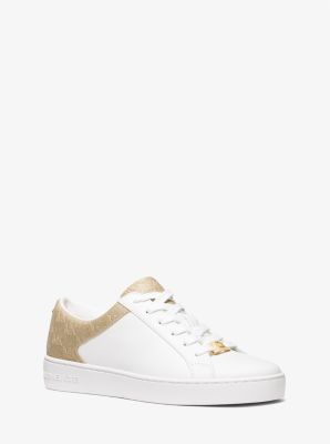 Sneaker Keaton mit Glitzer-Logoprägung aus Leder