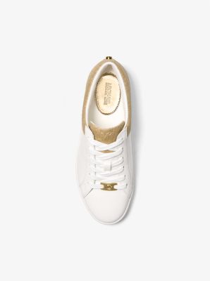 Sneaker Keaton mit Glitzer-Logoprägung aus Leder