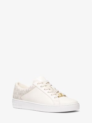 Sneaker Keaton in pelle con logo image number 0