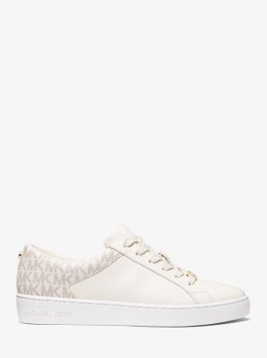 Sneaker Keaton in pelle con logo image number 1