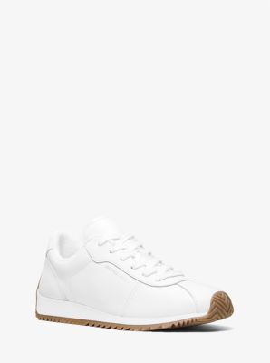 Michael Kors Rhodes Leather Trainer In White