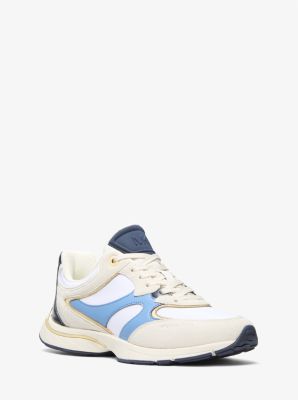 MK Sneaker Riley Aus Materialmix - Blau
