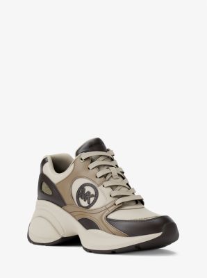 MK Sneaker Zuma Aus Leder Und Mesh - Braun