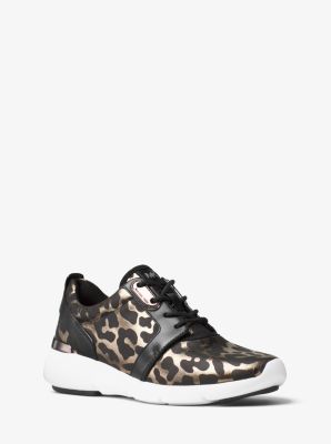 michael kors sneakers animal print