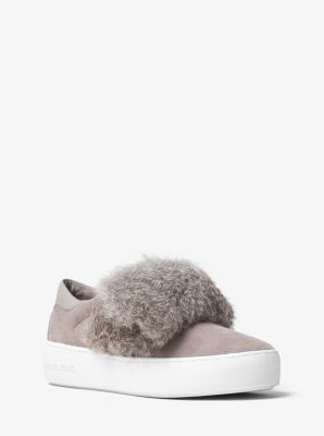 Michael kors suede slip on clearance sneakers