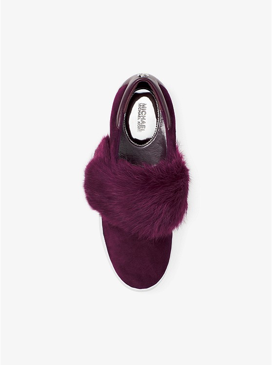 Maven Fur and Suede Slip-On Sneaker