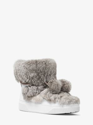 michael kors fur shoes