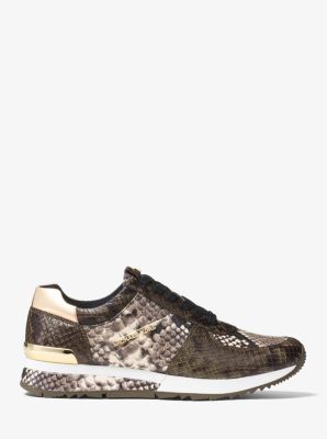 Espadrille Allie en cuir gaufr&eacute;